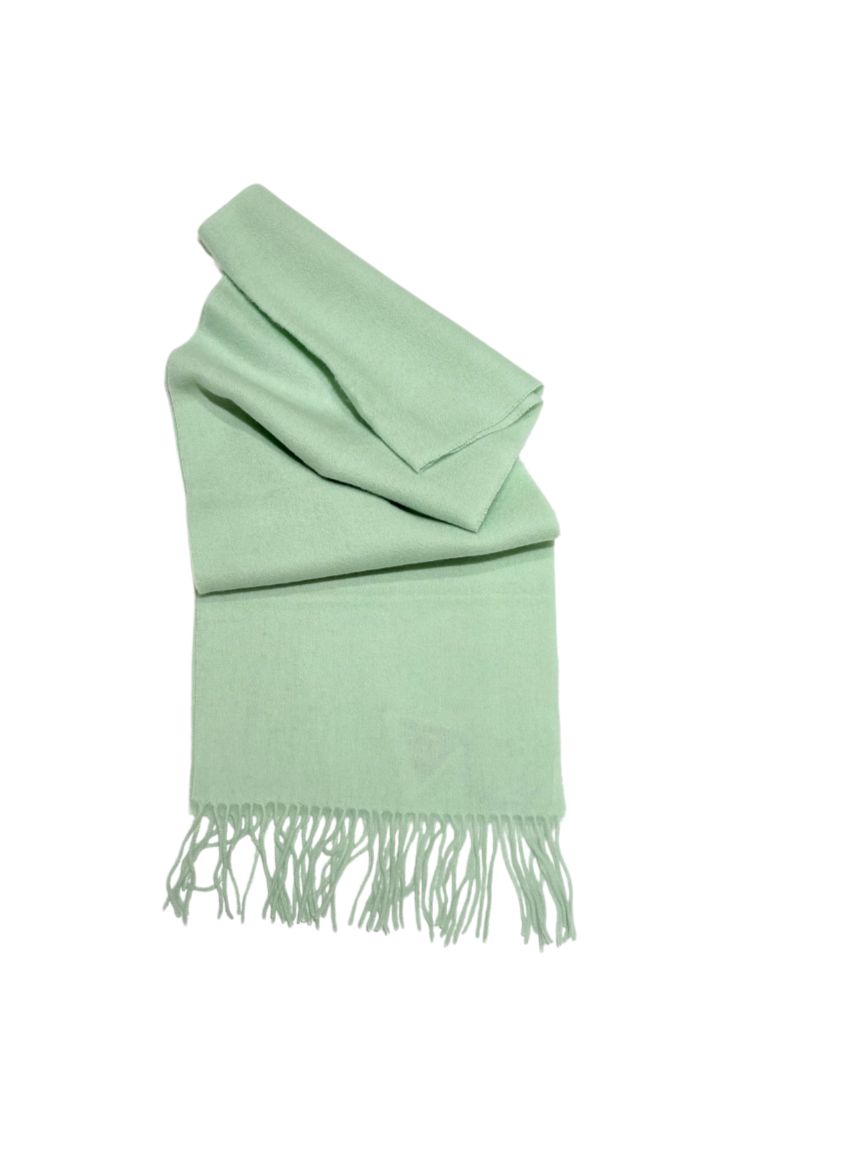 Australia Made Merino Wool Scarf | Mint Green Scarf