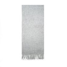 Australia Made Alpaca Scarf | White Smoke Grey Scarf