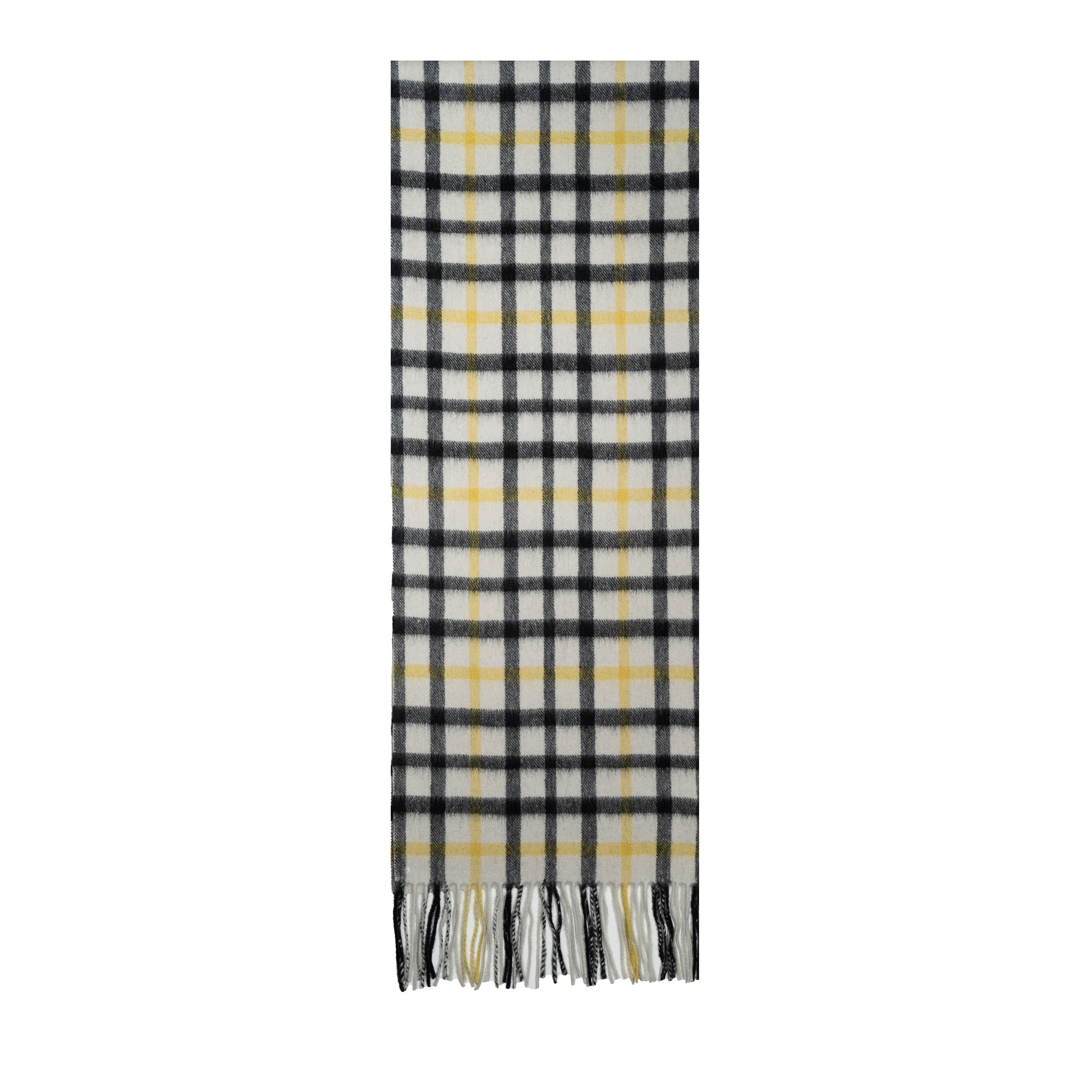 ARDWICK Australia Made Merino Wool Scarf | Tartan Scarf  - Yellow Thompson Scarf