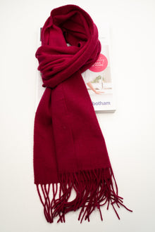 Australia Made Merino Wool Scarf | Rose Red Scarf