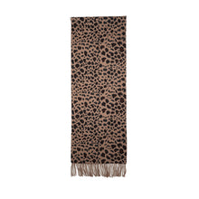 Australia Made Alpaca Scarf | Dark Leopard Scarf