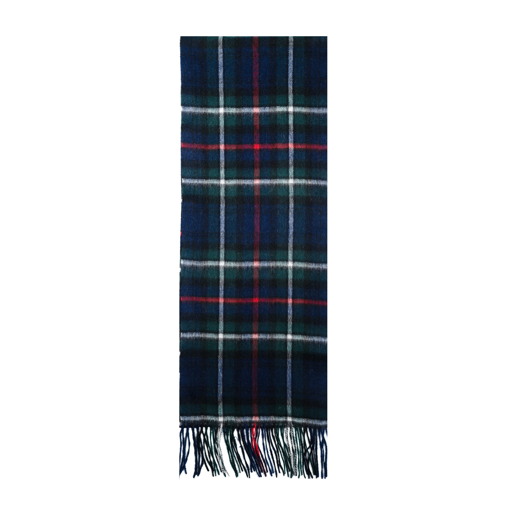 Australia Made Merino Wool Scarf | Tartan Scarf  - Sage Green Thompson Scarf