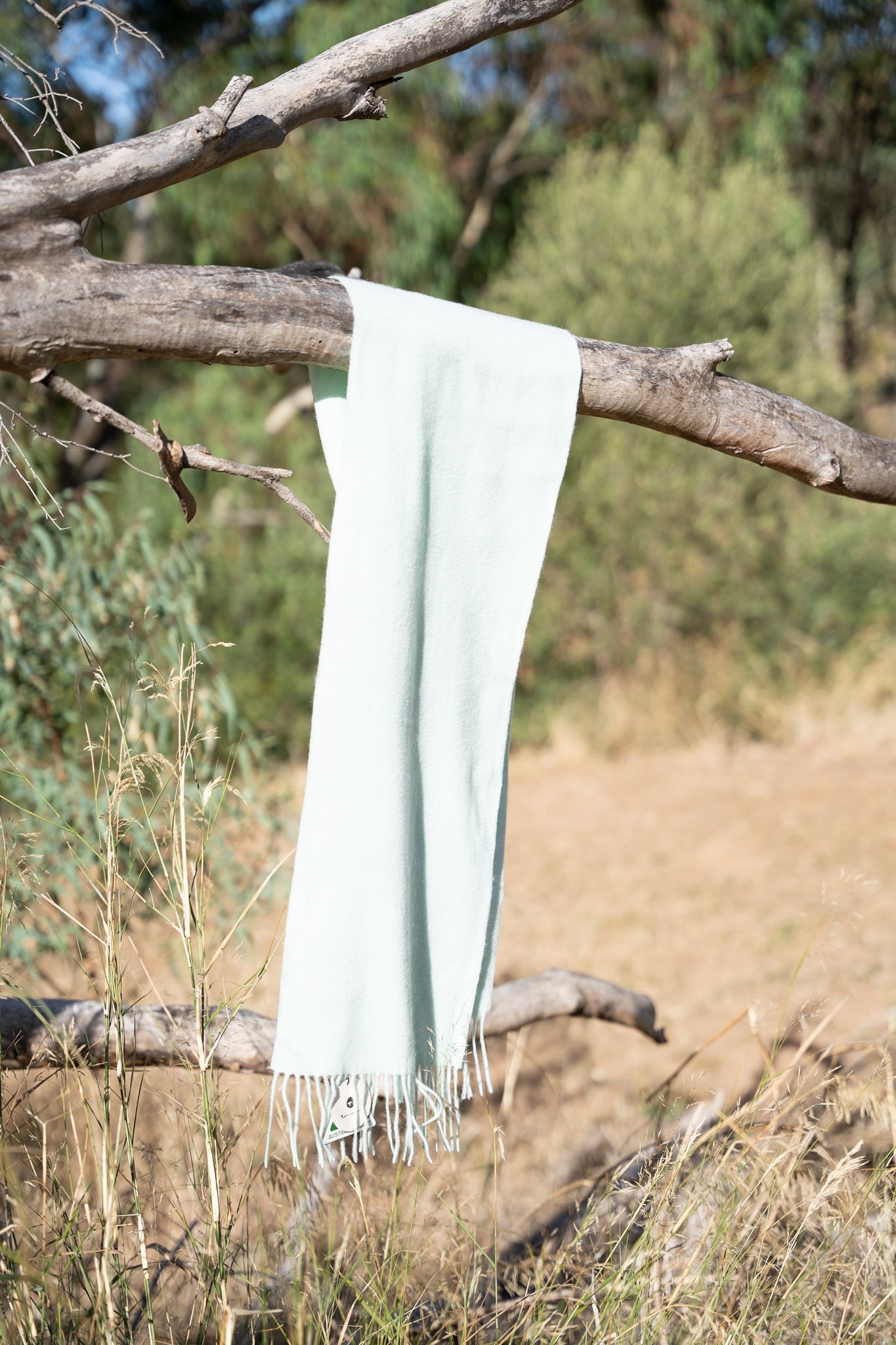 ARDWICK Australia Made Merino Wool Scarf | Mint Green Scarf