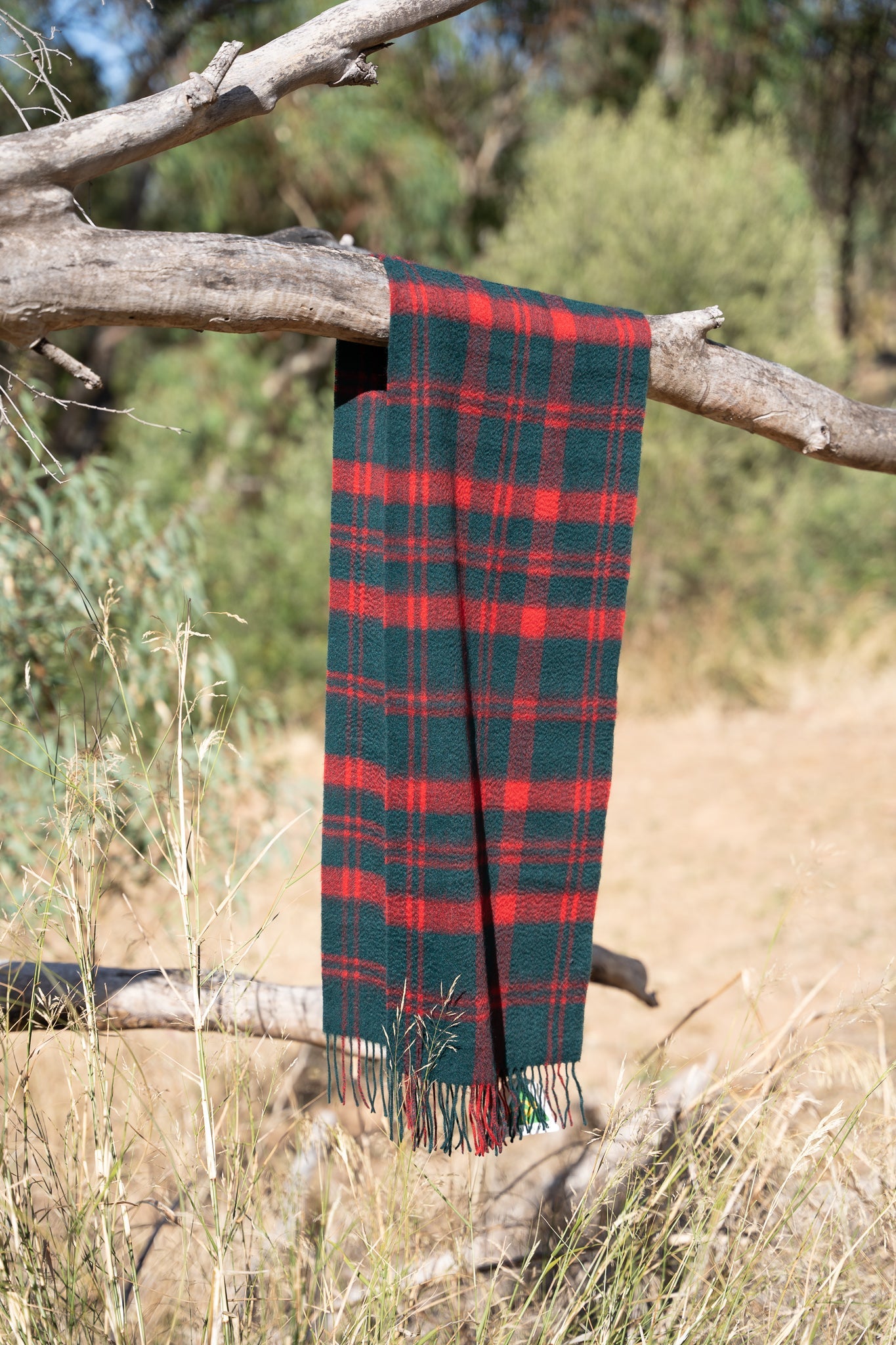 ARDWICK Australia Made Merino Wool Scarf | Tartan Scarf - BUFFALO Scarf