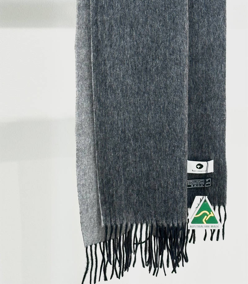 Australia Made Alpaca Wool Scarf |  Storm Peak