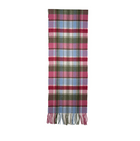 Australia Made Merino wool scarf | Tartan scarf -Cherry Blossom Pink Thompson Scarf