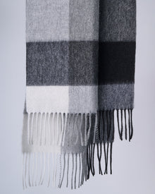 Australia Made Merino Wool Scarf | Plaid Scarf - Melbourne Shadows