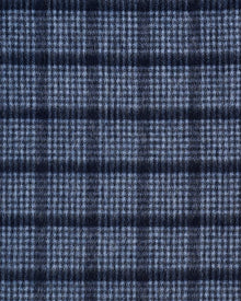 Australia Made Merino Wool Scarf｜Pin Check Navy