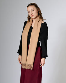 Australia Made Merino Wool Scarf | Beige Camel Scarf