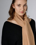 Australia Made Merino Wool Scarf | Beige Camel Scarf