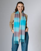 Australia Made Merino Wool Scarf｜Plaid Scarf - Coral Coast