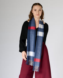 Australia Made Merino Wool Scarf | Plaid Scarf - Margaret River, WA