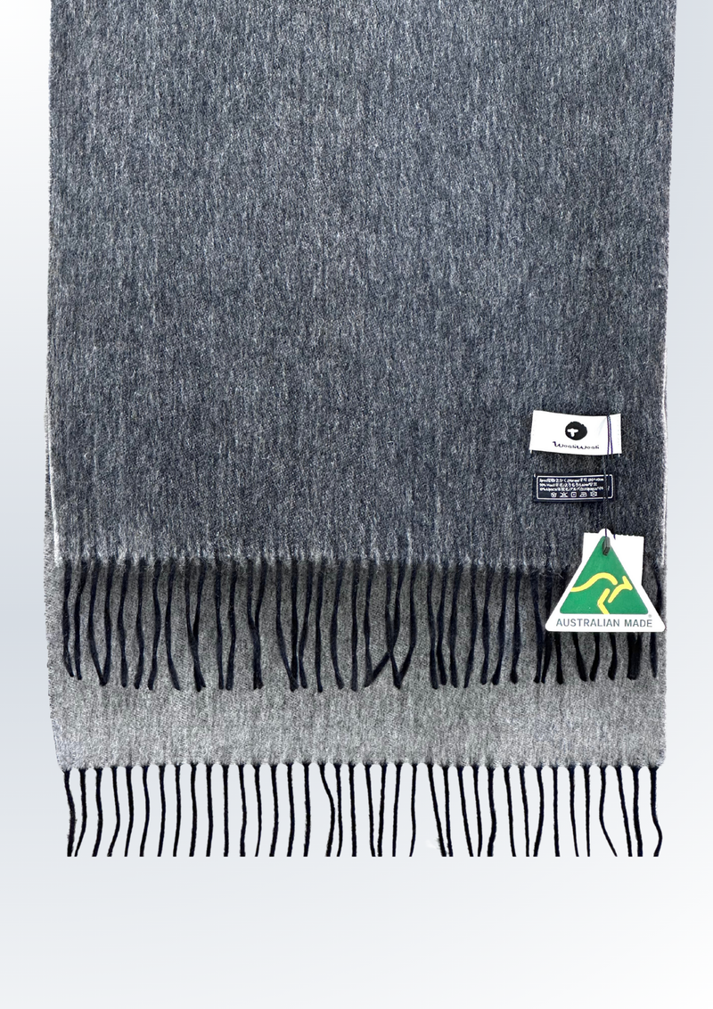 Australia Made Alpaca Wool Scarf |  Storm Peak